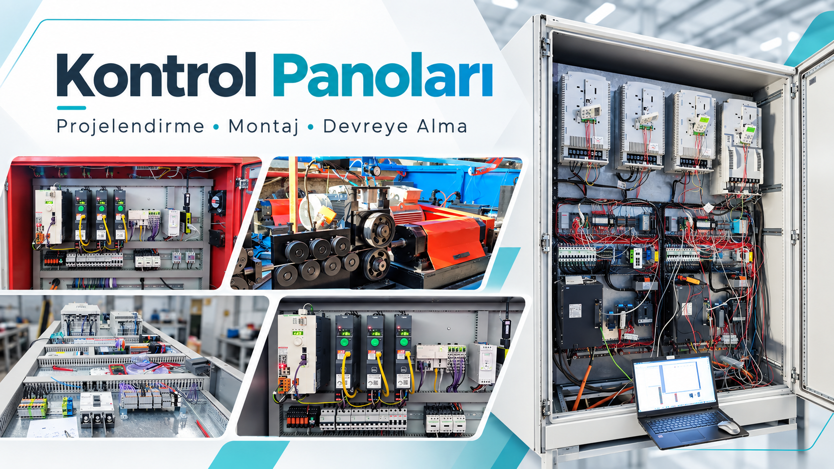 Kontrol panoları - projelendirme montaj ve devreye alma